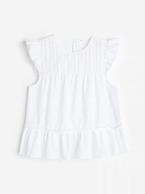 H&M Flutter-Sleeved Top